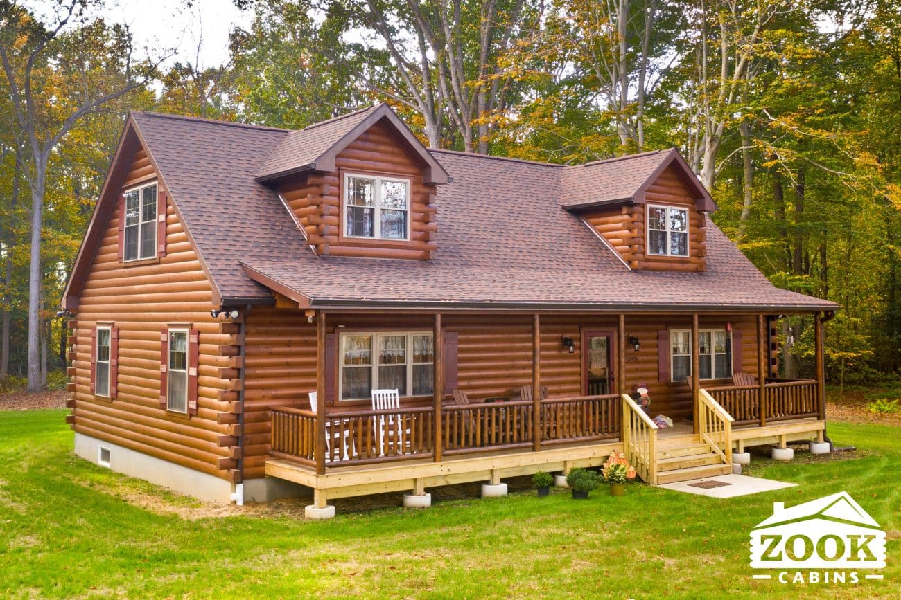 affordable 2 story log cabins