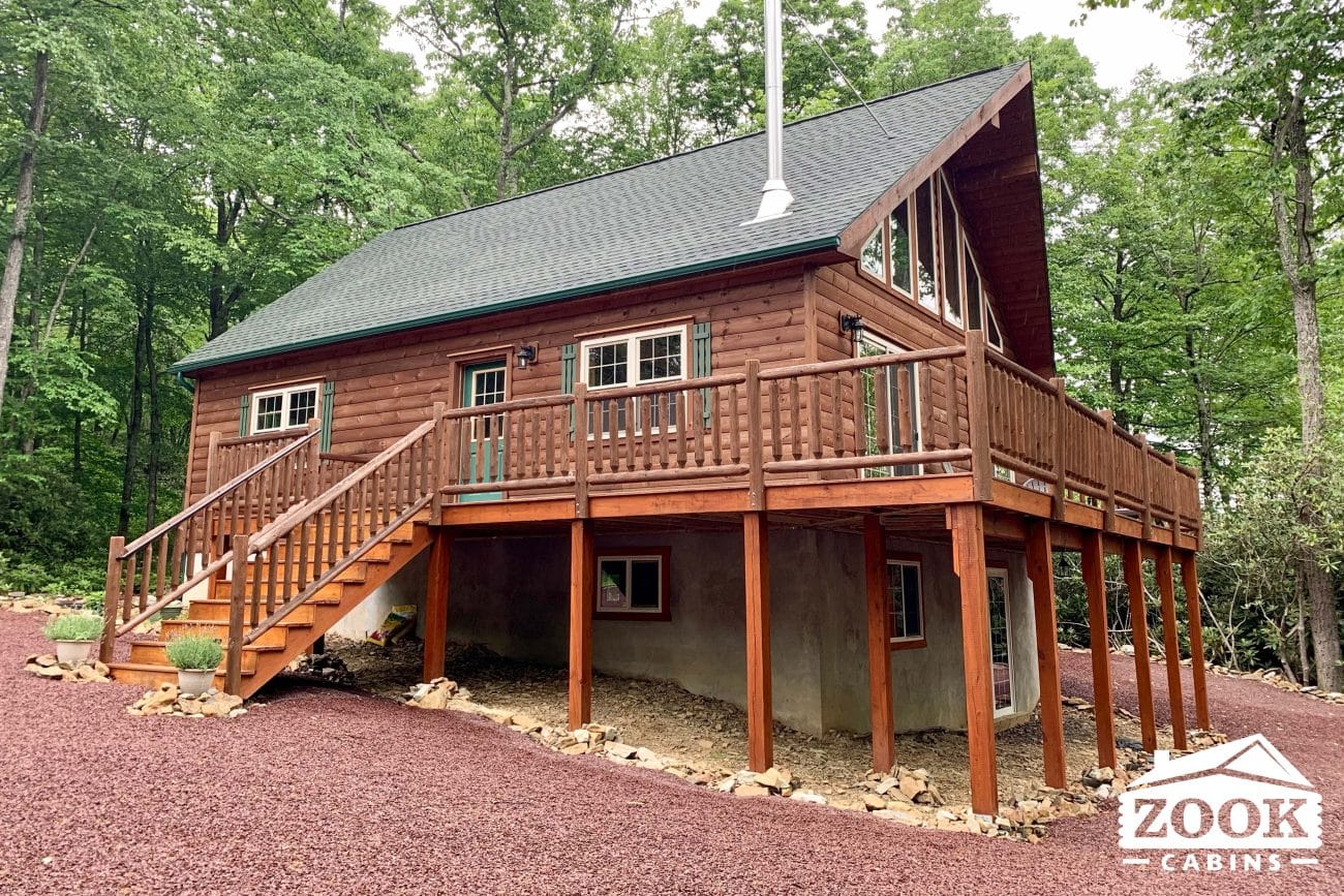 Amish built log cabins for sale