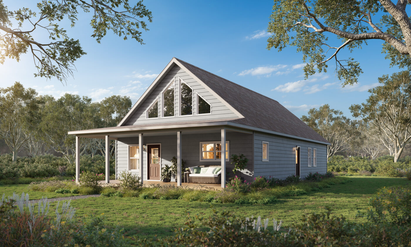 exterior features of the Tarn Modern Cabin