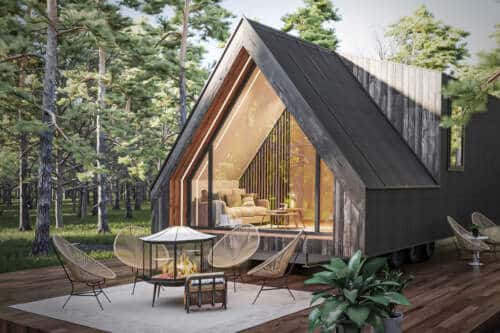 A-Frame Modular Home | Modern Prefab A-Frame Cabin