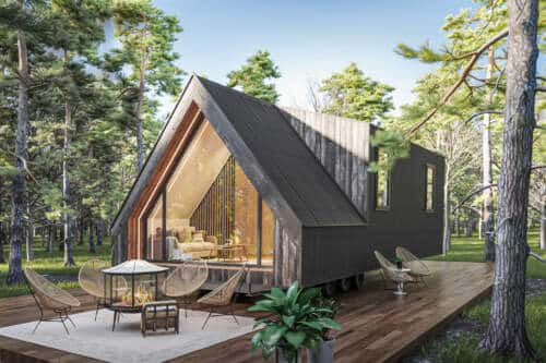 A-Frame Park Model Home | Modern Prefab A-Frame Cabin