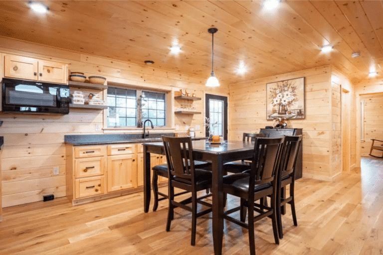 alpine modular cabins offering full size kitchens