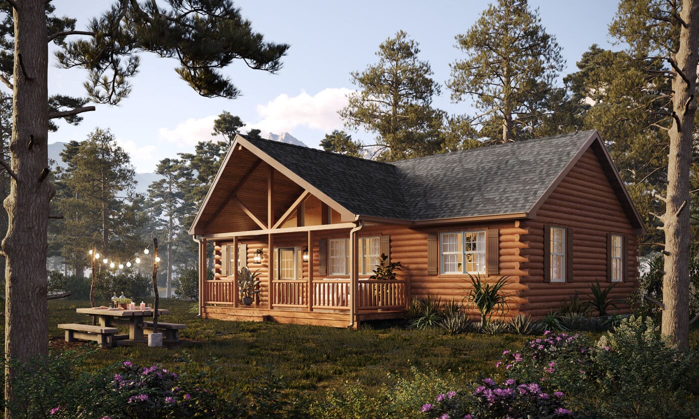 Custom built Alpine cabin for sale at Zook Cabins