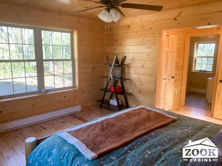 Chalet Cabin Master Bedroom