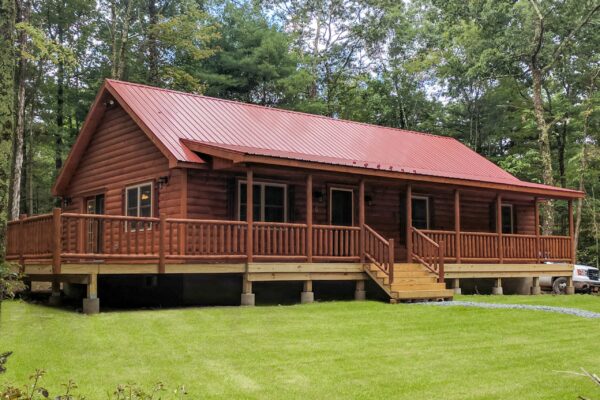 Musketeer Cabin | Prefab Pitched Roof Log Cabin