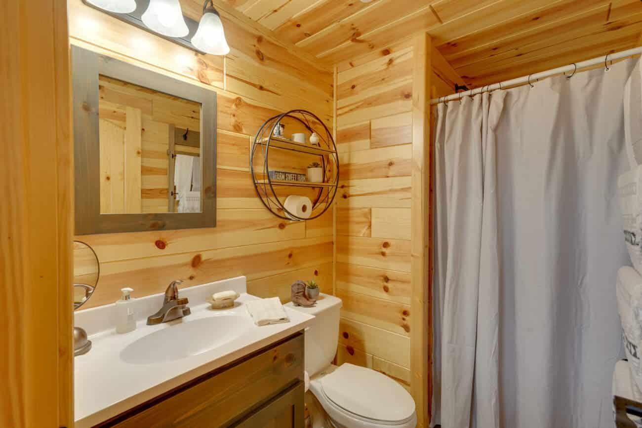 Prefab Cabin Bathroom in Adel IA