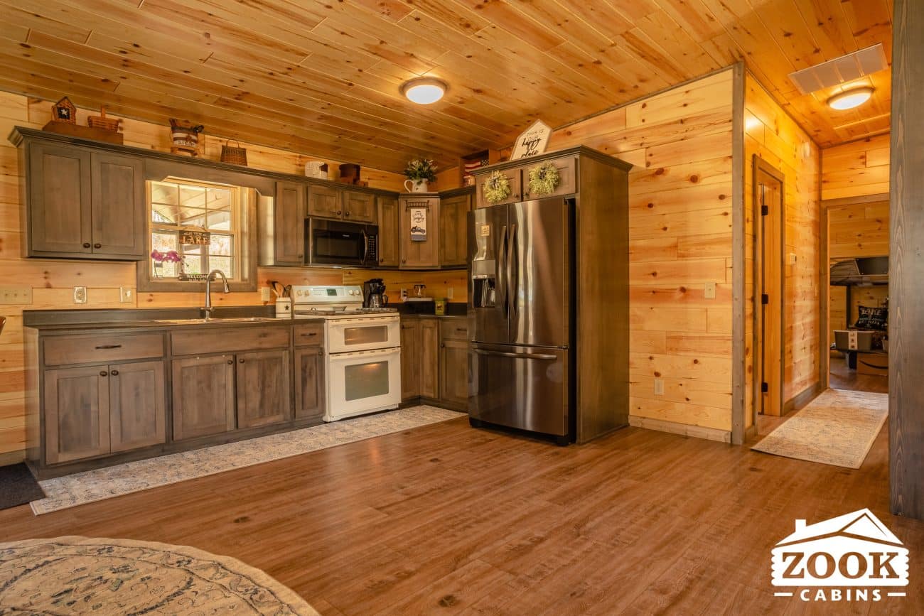 prefab log home in la follette tn