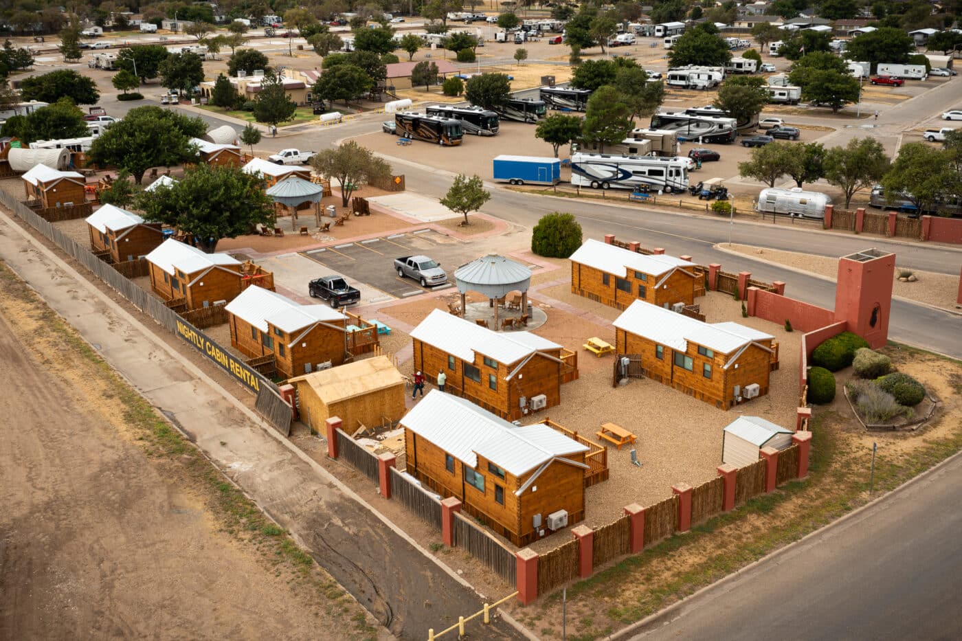 11 park model cabins in Amarillo Texas