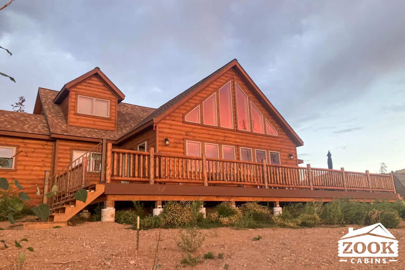 Finished Canyon Lodge cabin