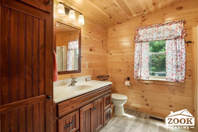 bathroom with pine in phillipsburg NJ