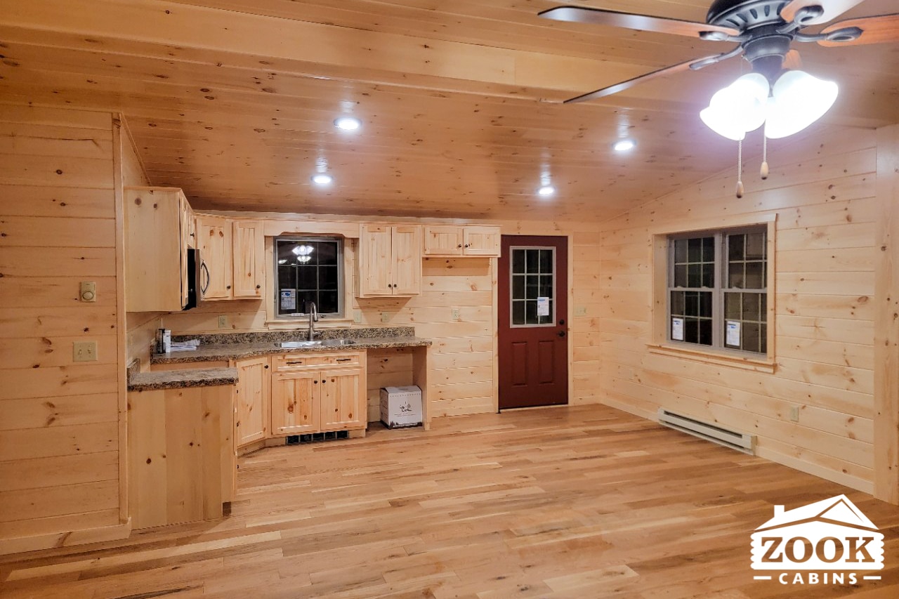 26x36 Pioneer Log Cabin in Cochecton NY Interior