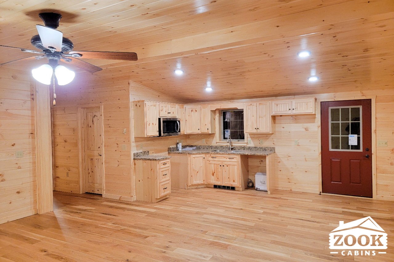 26x36 Pioneer Log Cabin in Cochecton NY kitchen