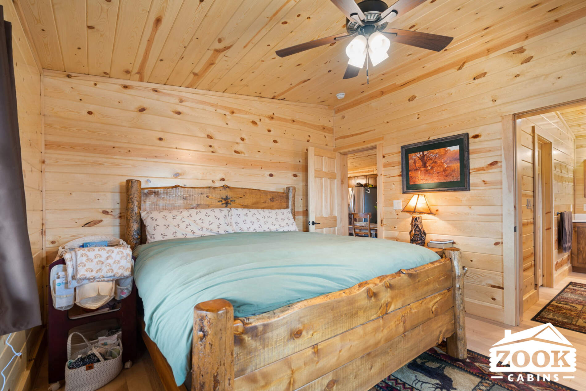 Epic Prefab Cabin In Loveland CO Zook Cabins 2024   Master Bedroom Sunset Ridge Log Cabin In Loveland CO 1900x1266 