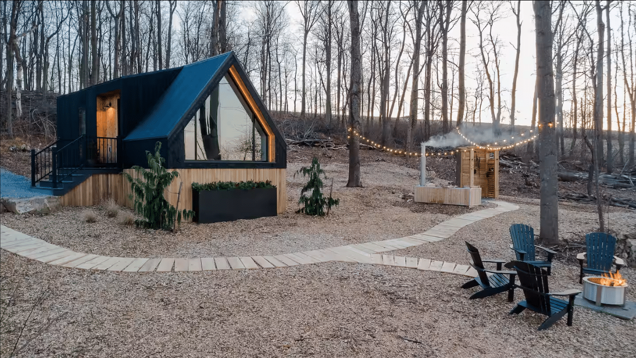 Aframe tiny house in gap pa