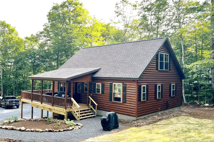 mountaineer deluxe rental cabin in old forge new york