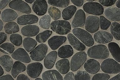 Zen Tahitian Black Pebbles Shower Floor Options for your Log Cabin 384x256 c