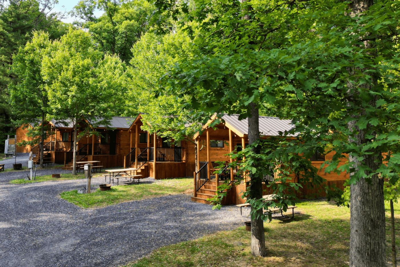 park model cabins for campgrounds built by Zook cabins