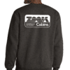 model with grey carhartt crewneck for sale from zook cabins 2