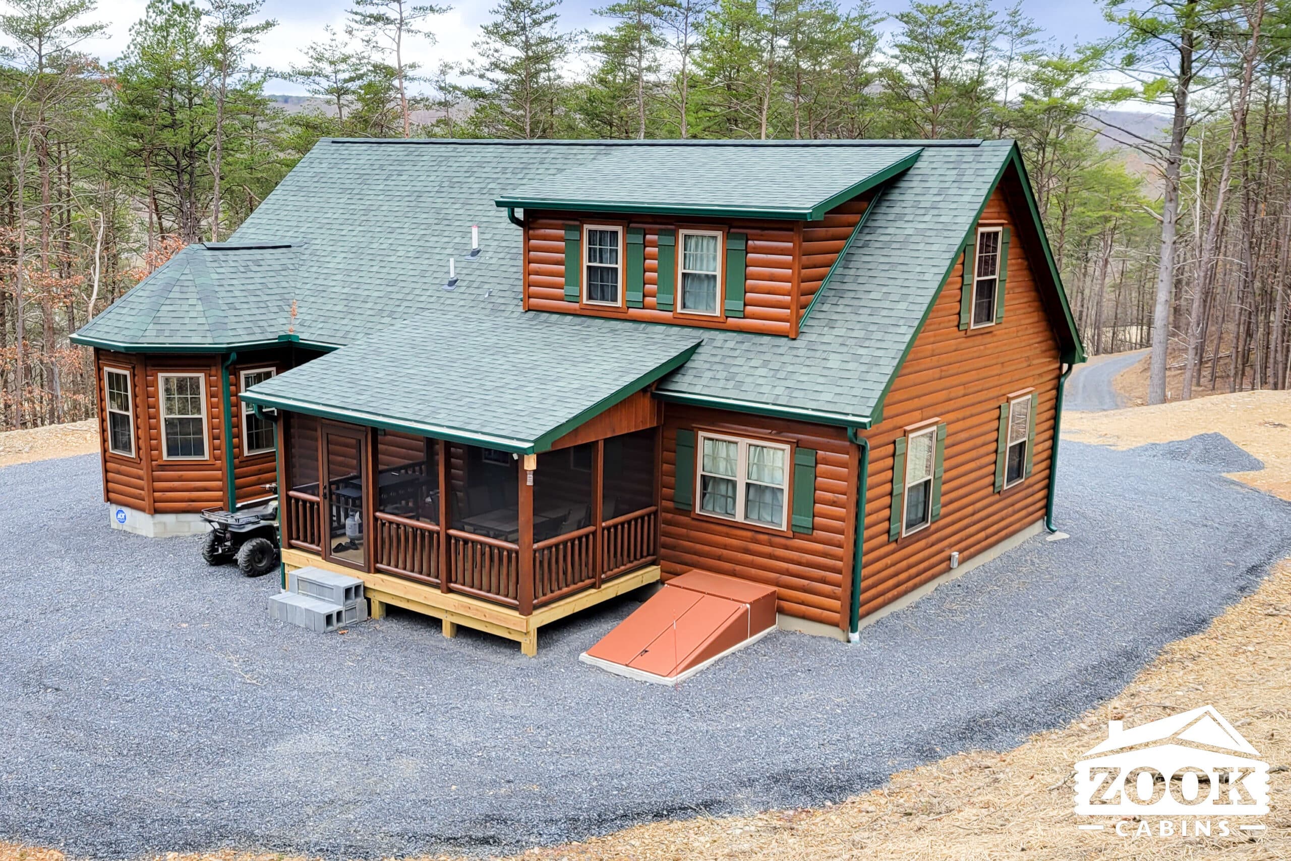 Prefab Log Home In Clearville PA