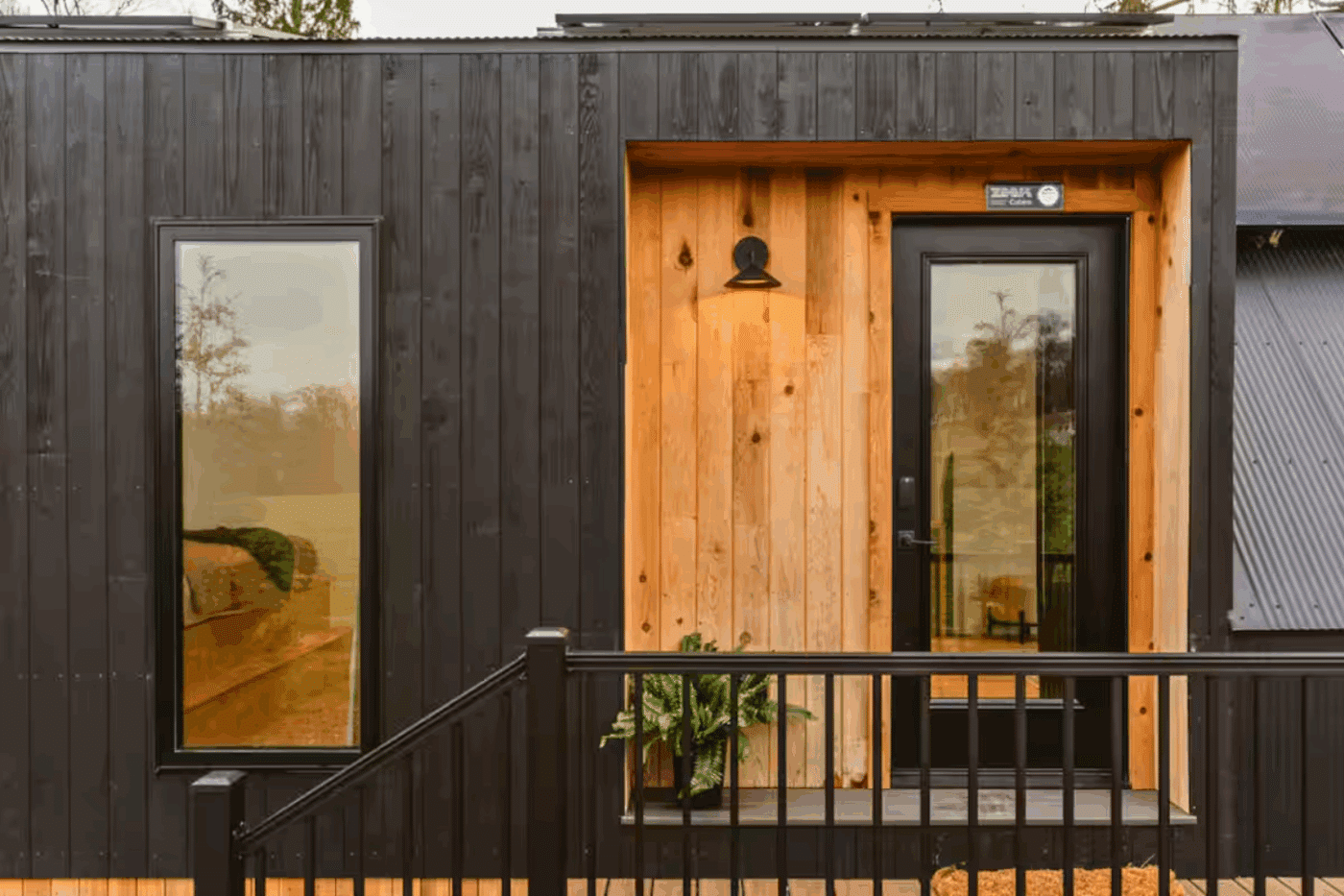 Gap Pa A frame park model tiny home built and designed by Zook Cabins in Gap Pa