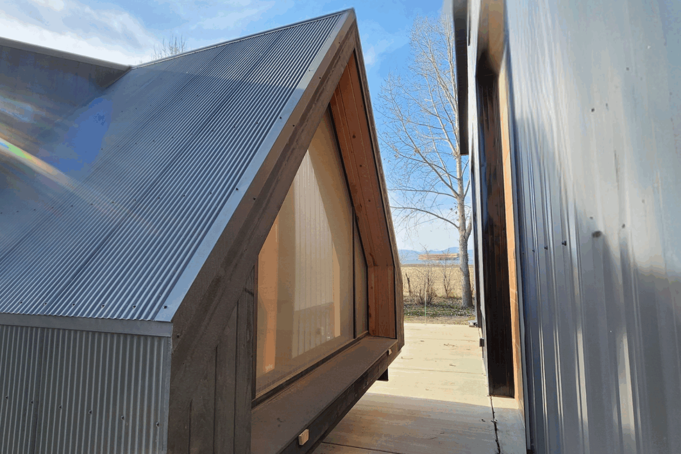 A Frame Studio 1 front window in Bozeman MT