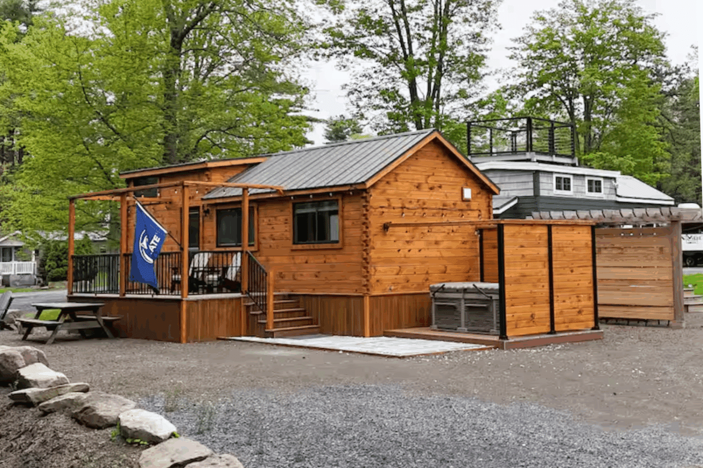 Zook Cabins Pinecrest Park Model Tiny Home in Spring Mills Pennsylvania