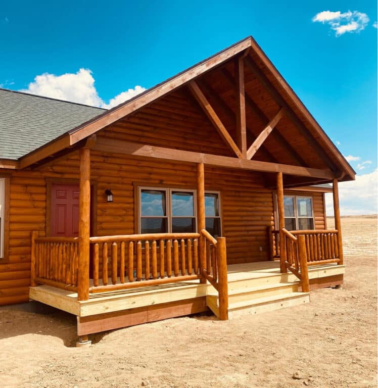 Sunset Ridge Log Cabin in Medicine Bow WY 1