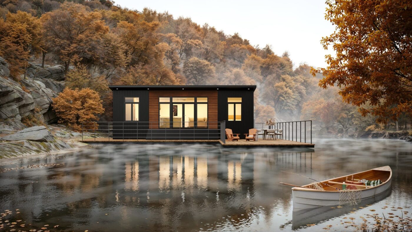 park model tiny home in idaho near water