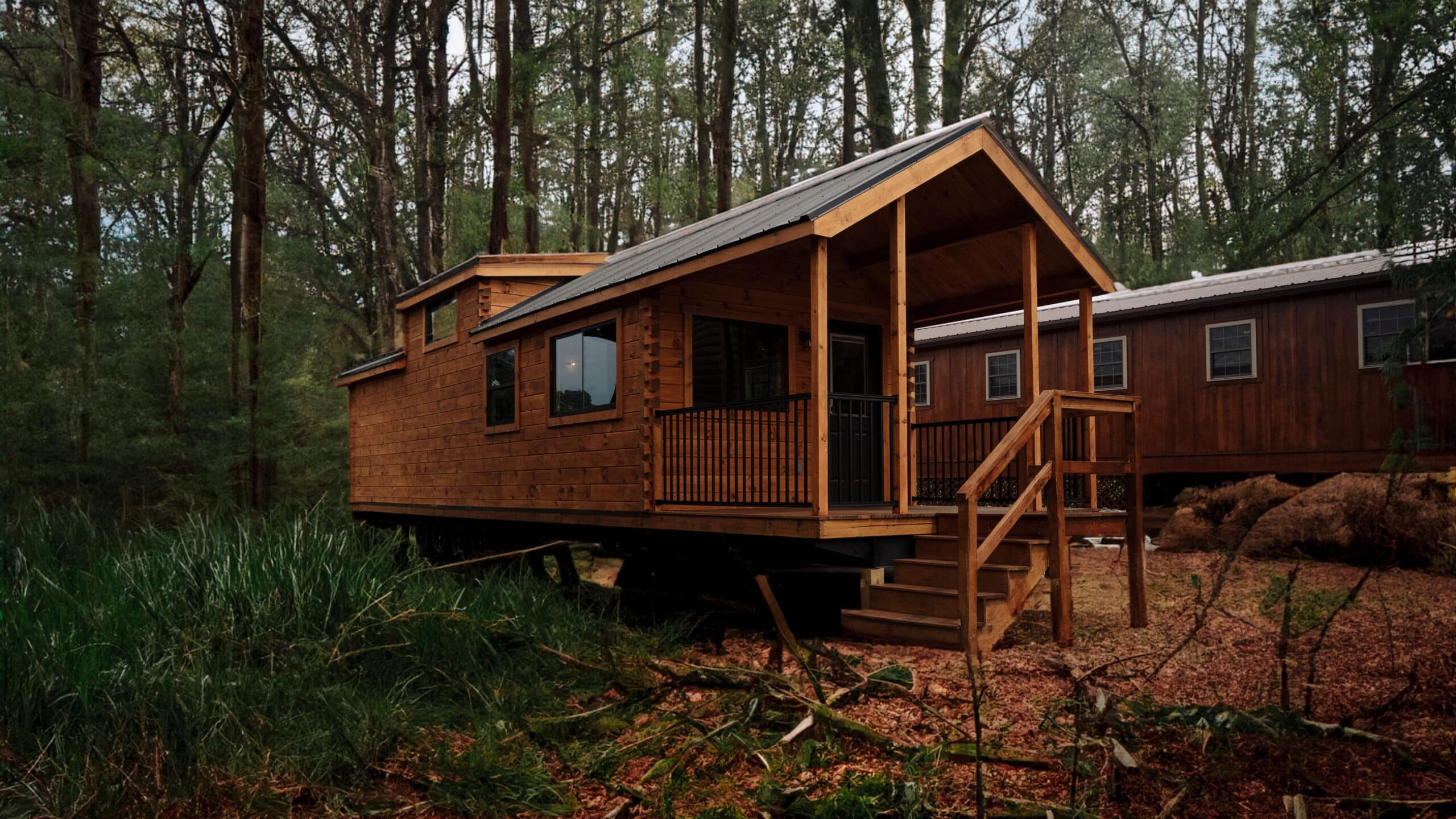 The aspen tiny home in the forest