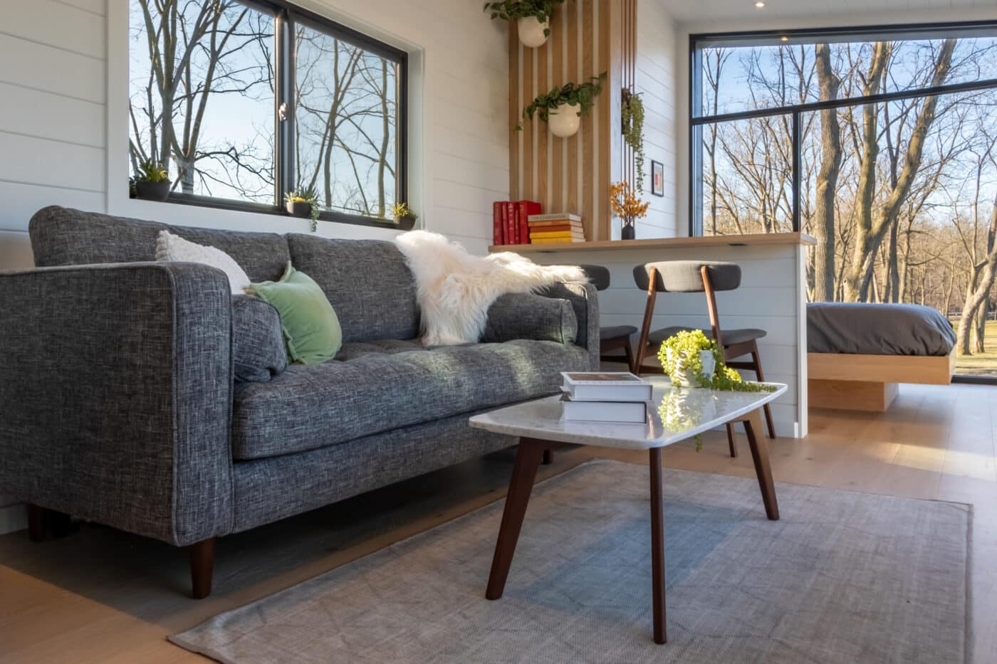 Zook Park Model Home cozy livingroom