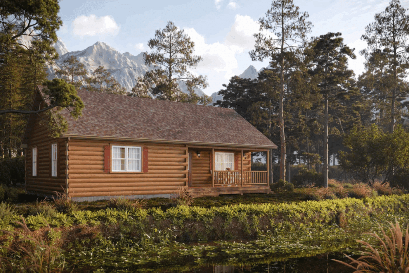 Damascus Virginia the perfect place to build a Frontier log cabin in a historic town