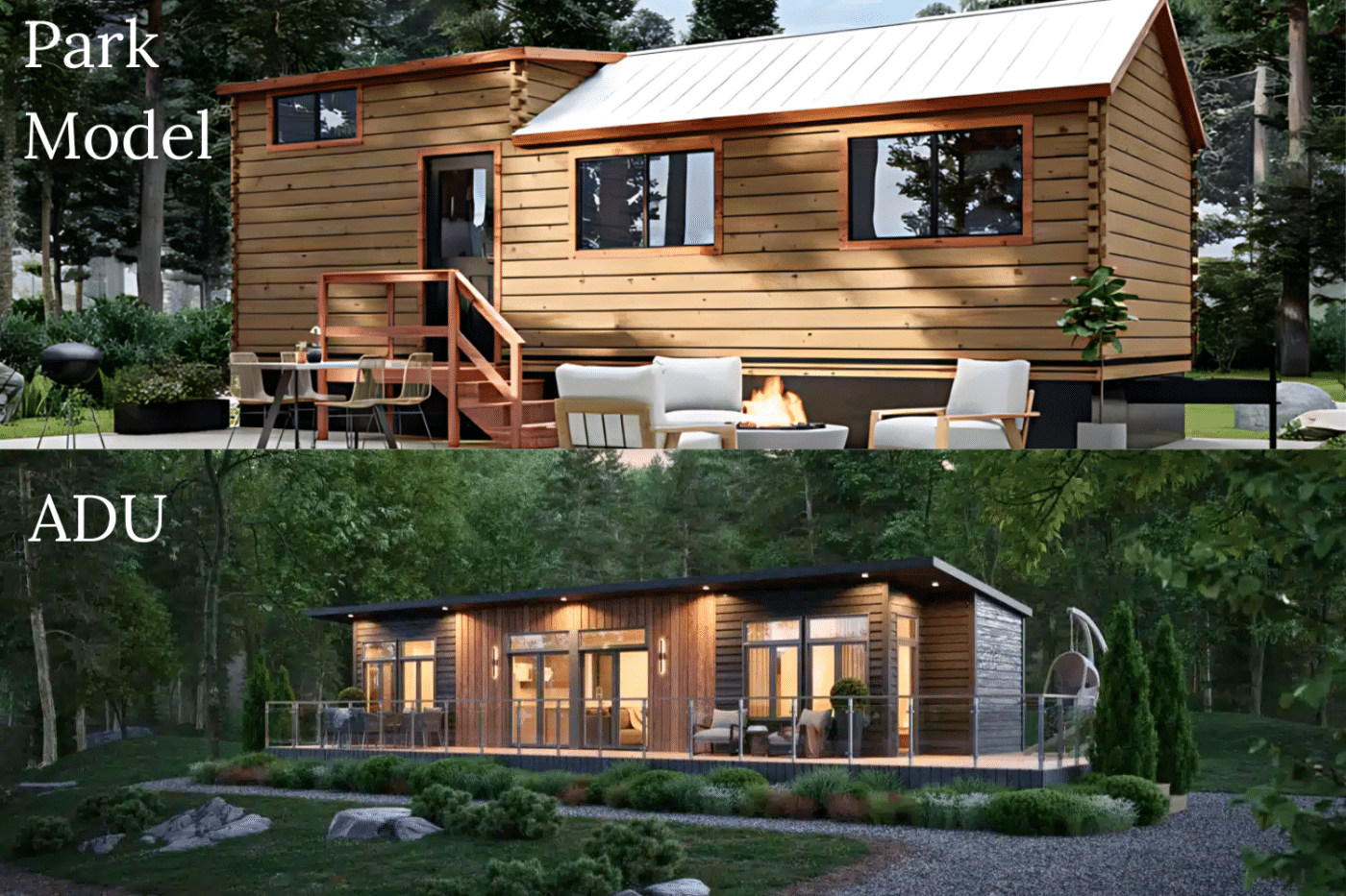 tiny home on wheels vs ADU homes