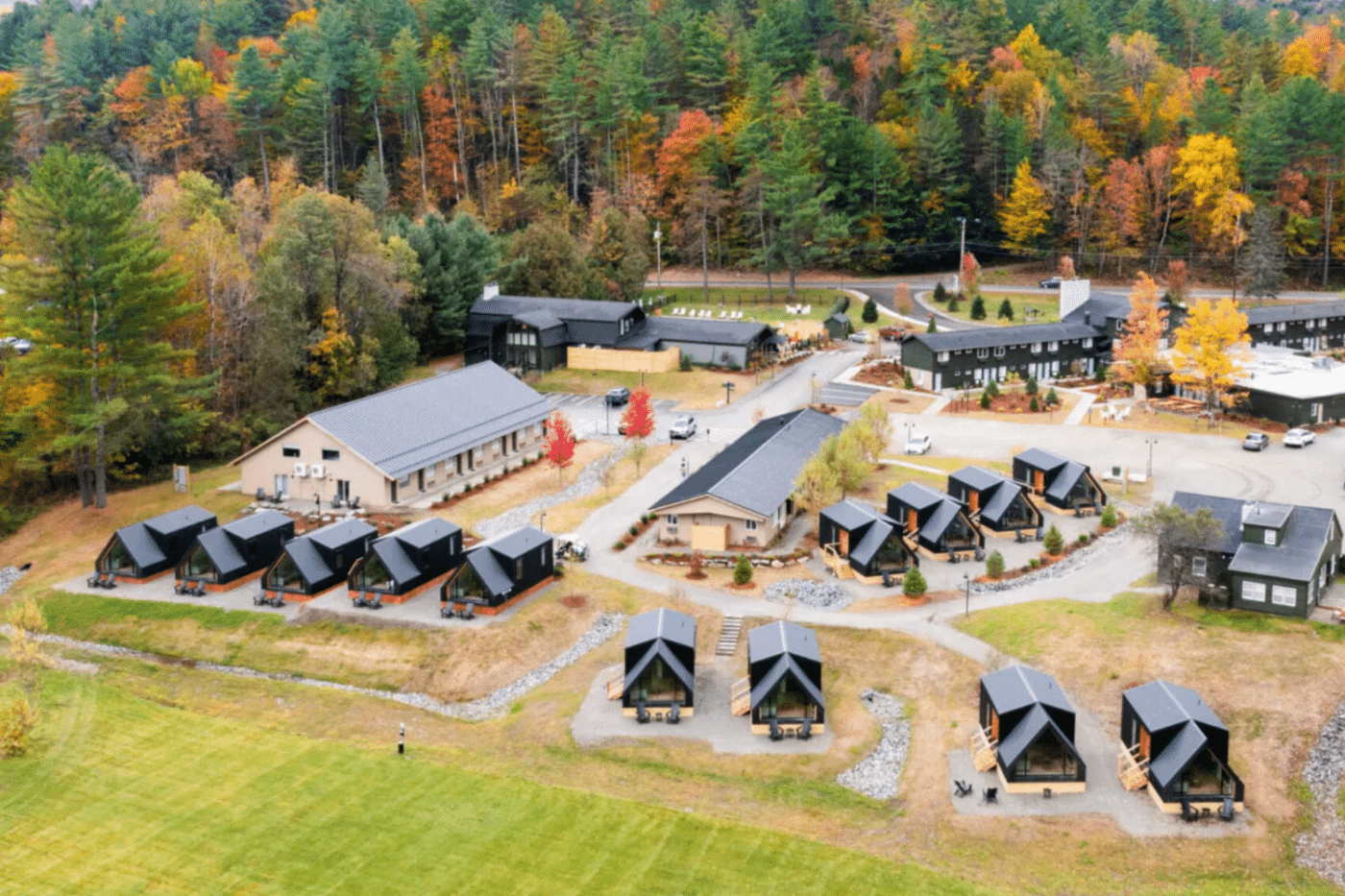 pros of park model tiny homes for glamping a frame park models in stowe VT