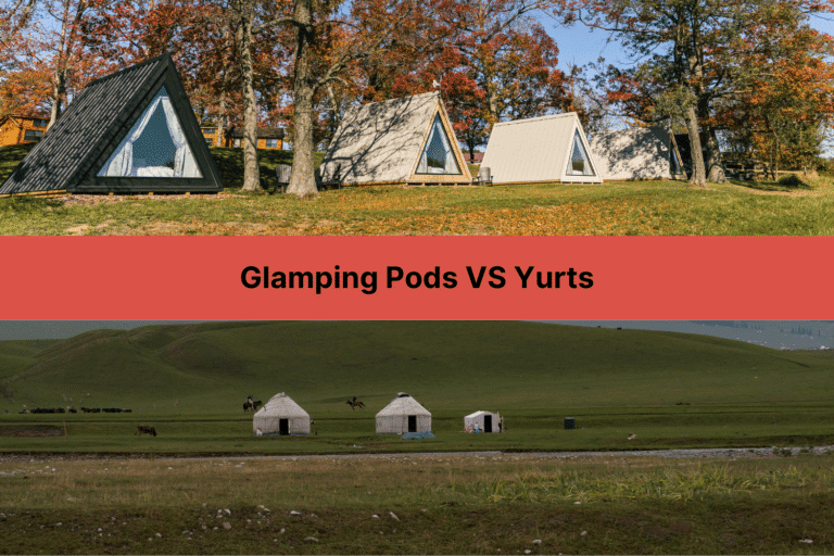 Glamping pods vs yurts