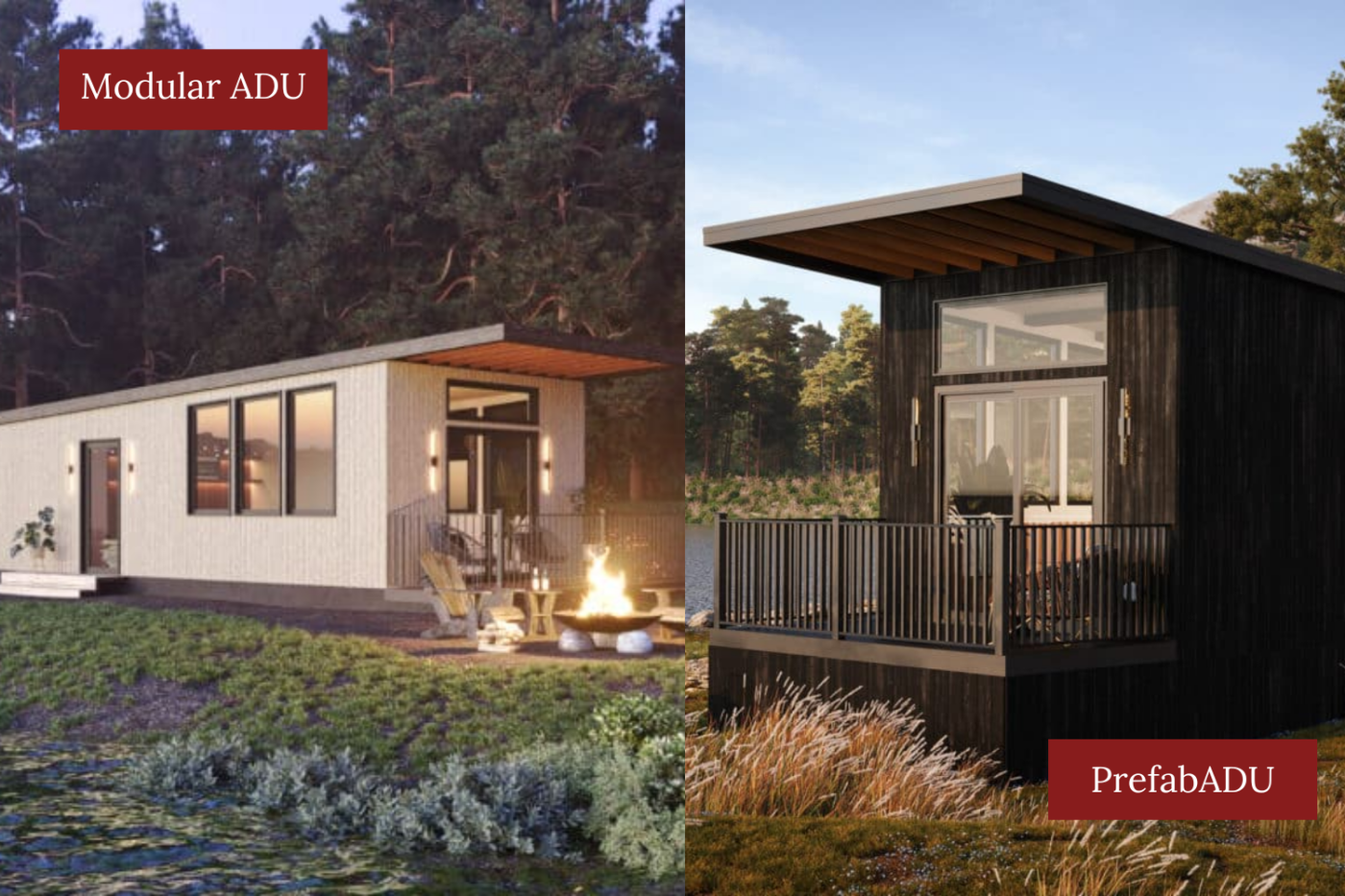 what is the difference between modular ADUs and Prefab ADUs