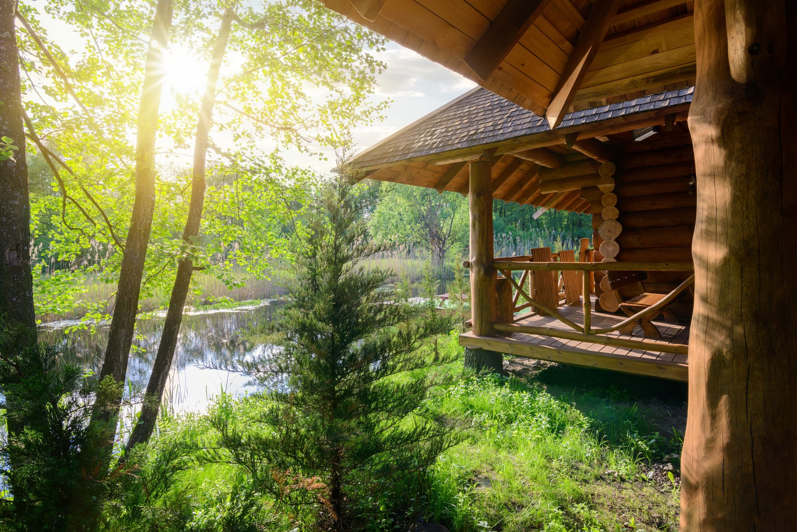 Cabin worth buying along the river