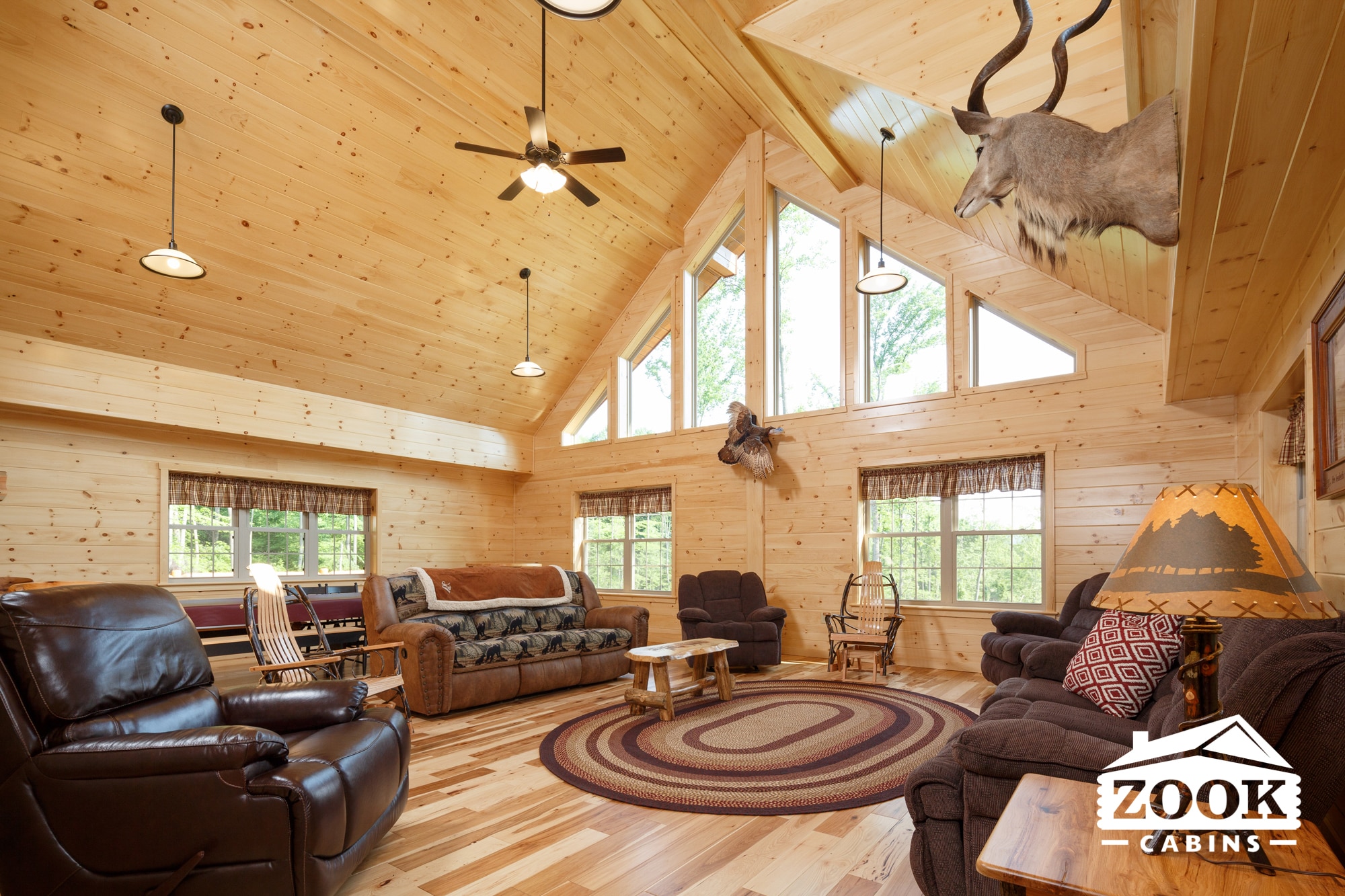 inside of a log cabin home worth buying