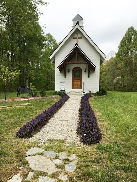 chapel at cabin in oldenburg indiana