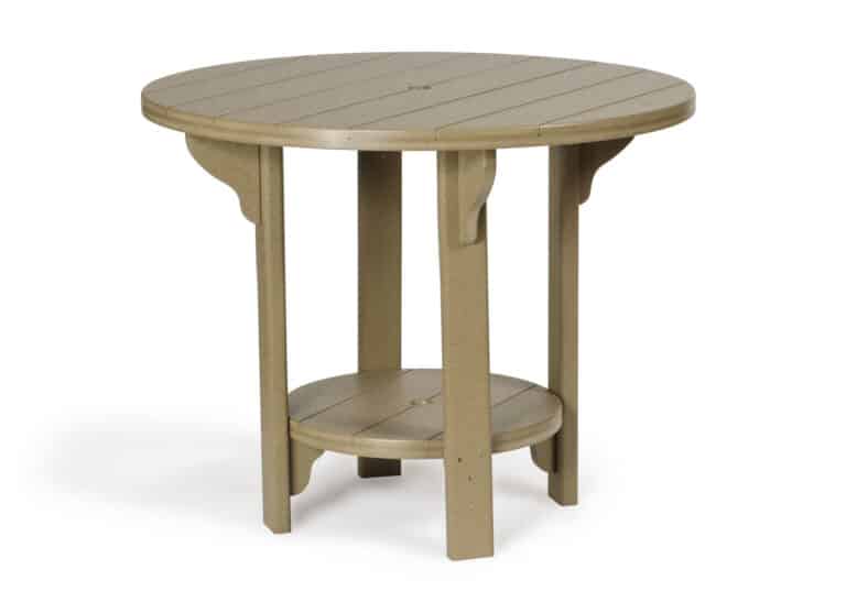 round dining table poly furniture for cabins