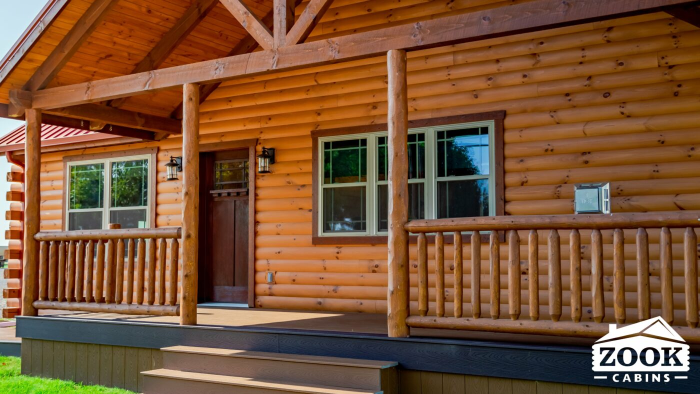 Entrance of the Sunset Ridge Cabin in Georgia