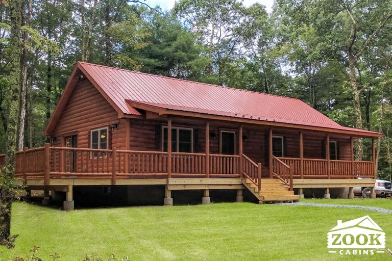 Musketeer log homes in Maine 1