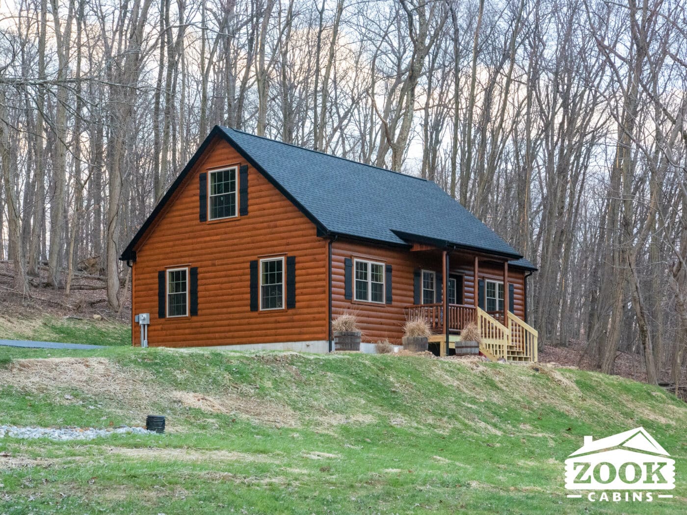 a log cabin model for sale in New Hampshire