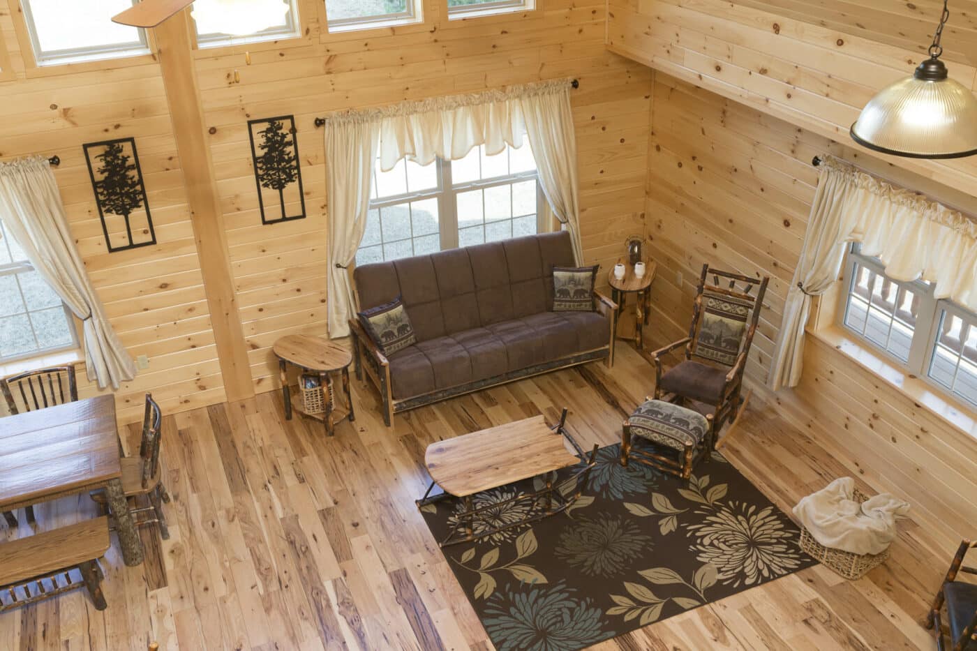 custom log deluxe cabin