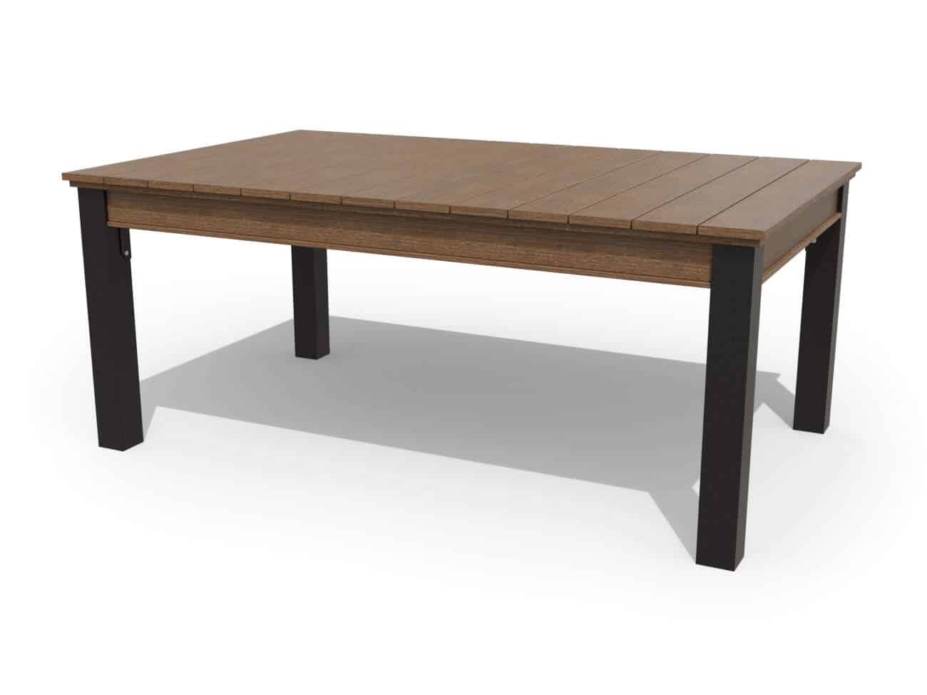 4x6 Coastal Table poly wood grain