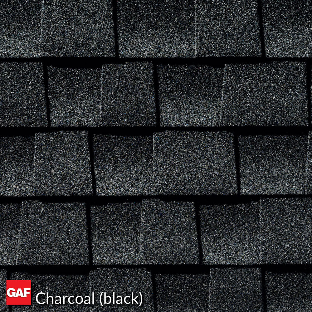 prefab log cabin roofing asphalt charcoal