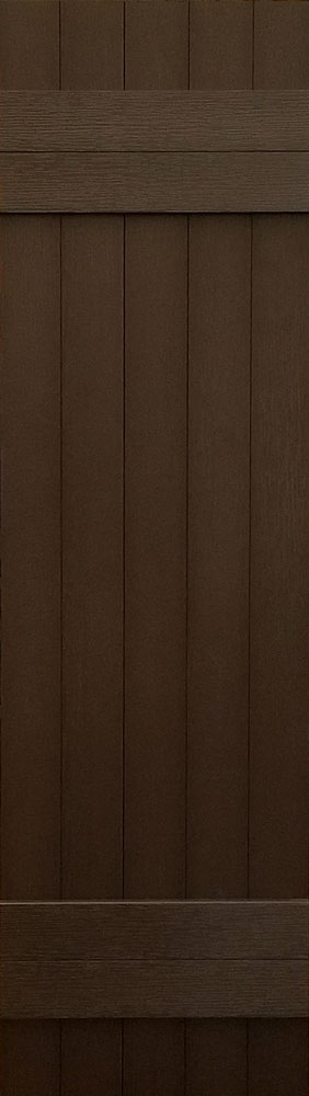 prefab log cabin shutters brown